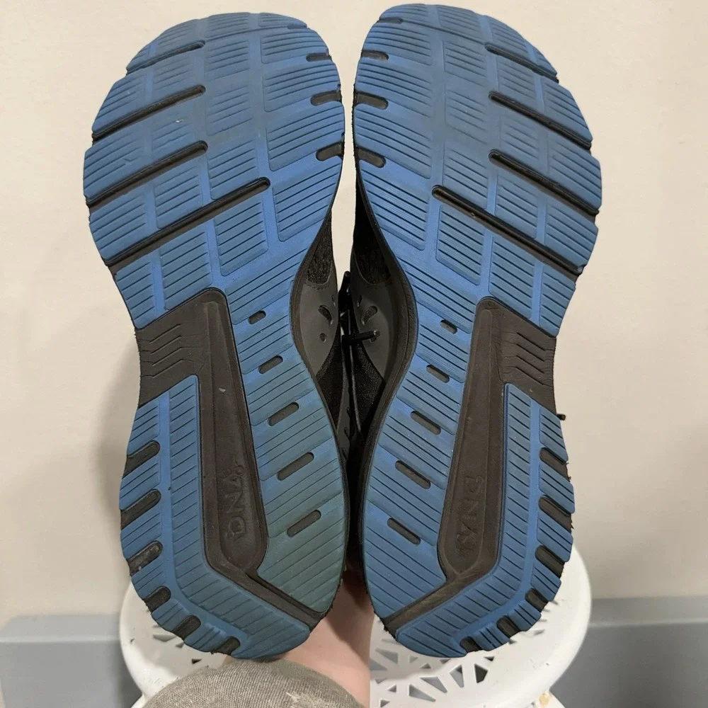 Brooks Range 2 Mens Size 10 Grey Blue Athletic Running Walking Shoes Sneakers